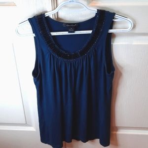 C'est City Sleeveless Blouse. Size M.